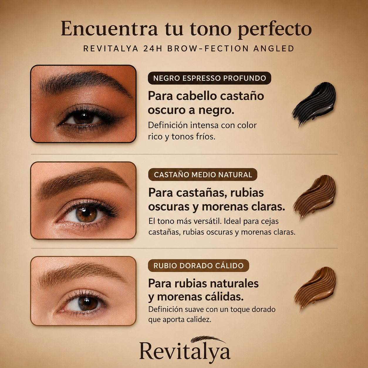 Lápiz Cejas Doble Acción Revitalya
