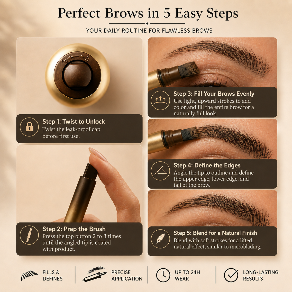Revitalya Dual-Action Eyebrow Pencil