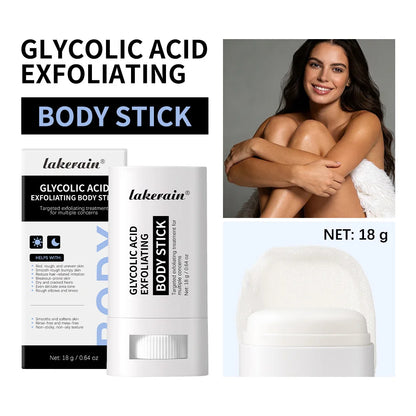 Body Effective Exfoliation Stick Glycolic Acid Exfoliating Deep Exfoliation Nourishing Moisture Deep Hydration Skincare