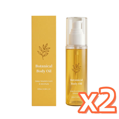 Organic Botanical Body Oil Smoother Skin Deep Hydrating Skin Barrier Improve Seasonal Skin Dryness Fast-Absorb Body Massage Oil