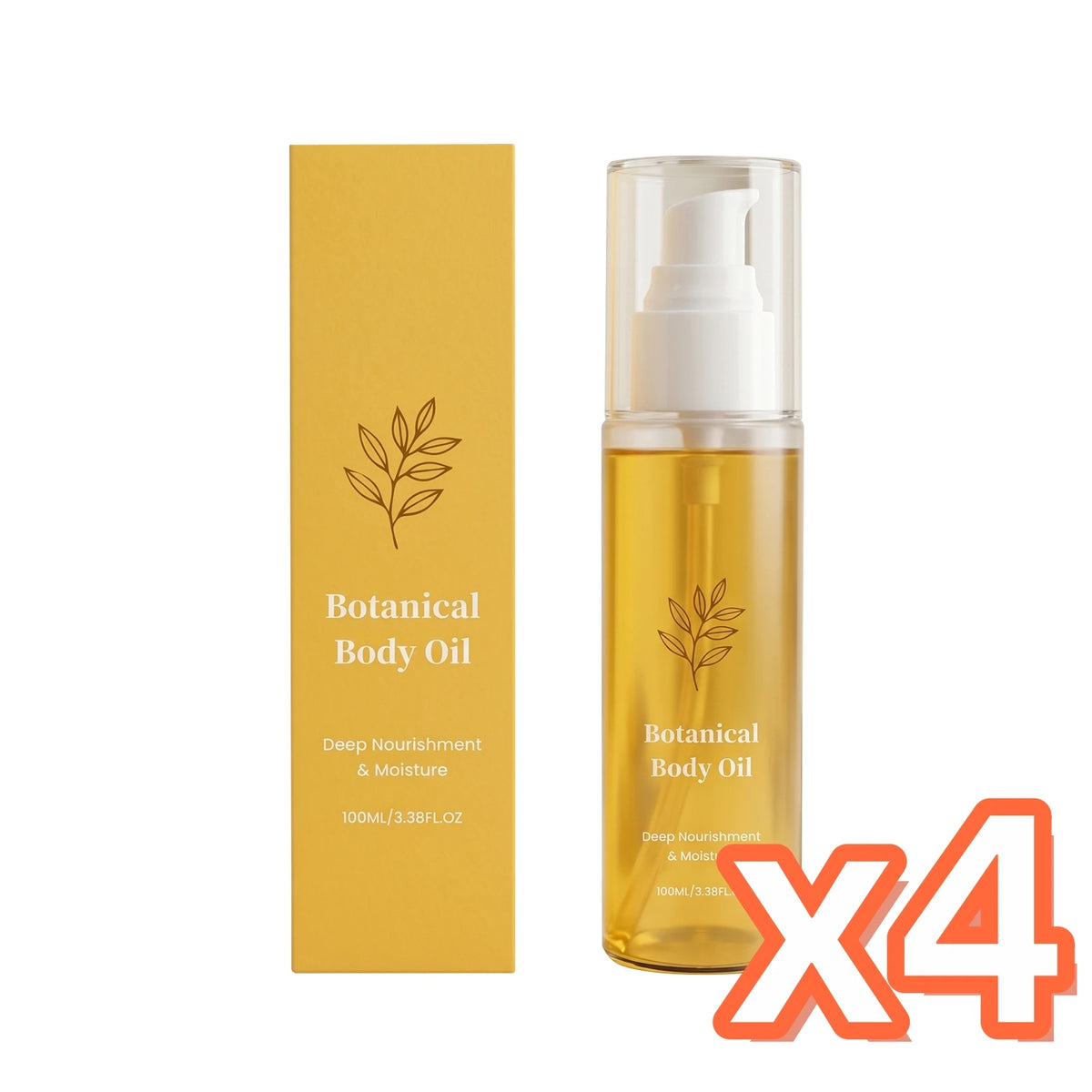 Organic Botanical Body Oil Smoother Skin Deep Hydrating Skin Barrier Improve Seasonal Skin Dryness Fast-Absorb Body Massage Oil