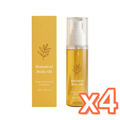Organic Botanical Body Oil Smoother Skin Deep Hydrating Skin Barrier Improve Seasonal Skin Dryness Fast-Absorb Body Massage Oil
