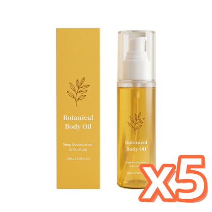 Organic Botanical Body Oil Smoother Skin Deep Hydrating Skin Barrier Improve Seasonal Skin Dryness Fast-Absorb Body Massage Oil