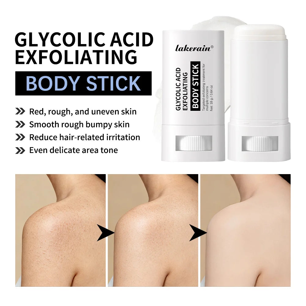 Body Effective Exfoliation Stick Glycolic Acid Exfoliating Deep Exfoliation Nourishing Moisture Deep Hydration Skincare