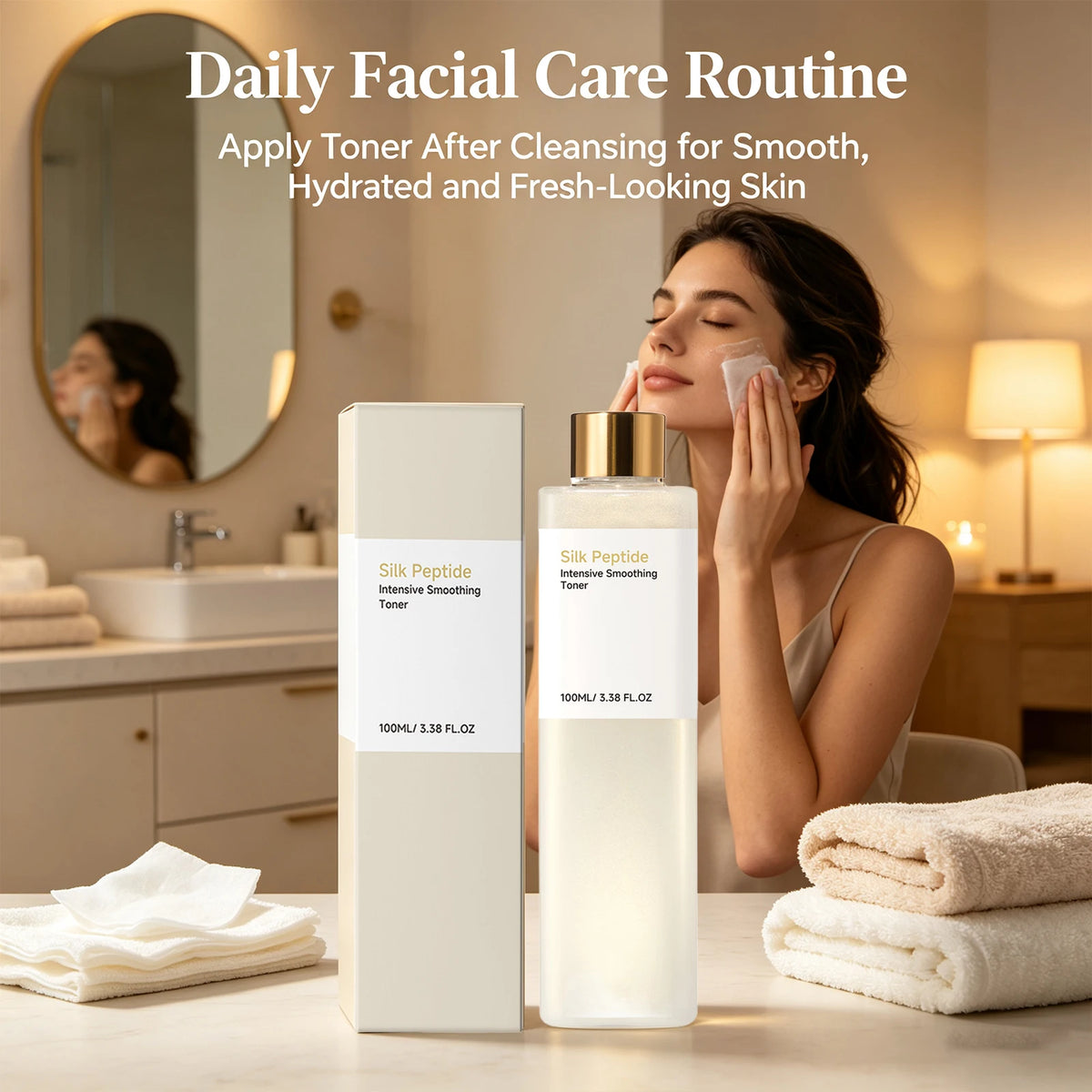 Hydrating Smoothing Toner Even Skin Tone Brightening Skin Refines Skin Texture Fast‑absorbing Non‑greasy Refreshing Facial Toner